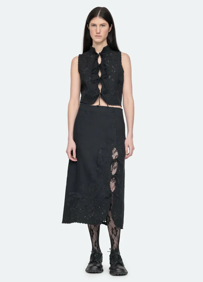 Bottoms Women Sea New York Baylin Skirt Black