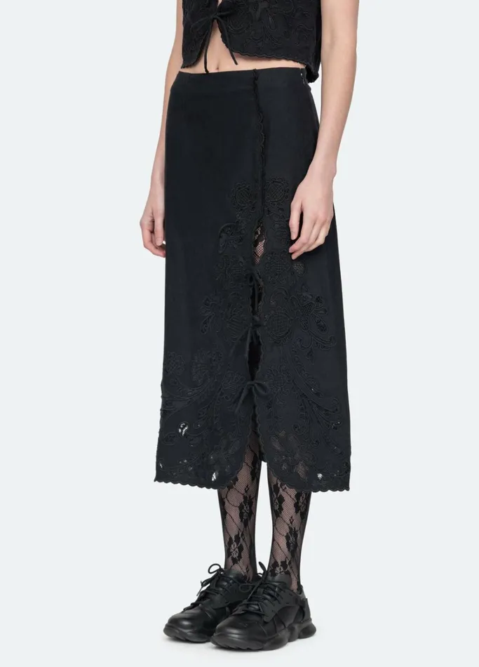 Bottoms Women Sea New York Baylin Skirt Black