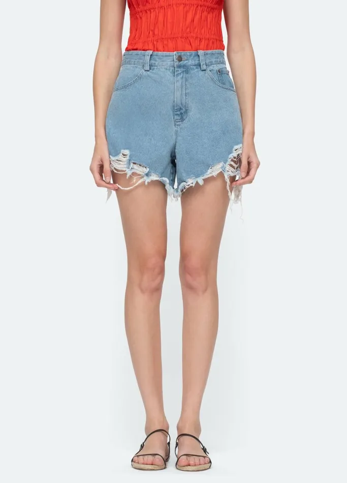 Bottoms Women Sea New York Oona Shorts Blue