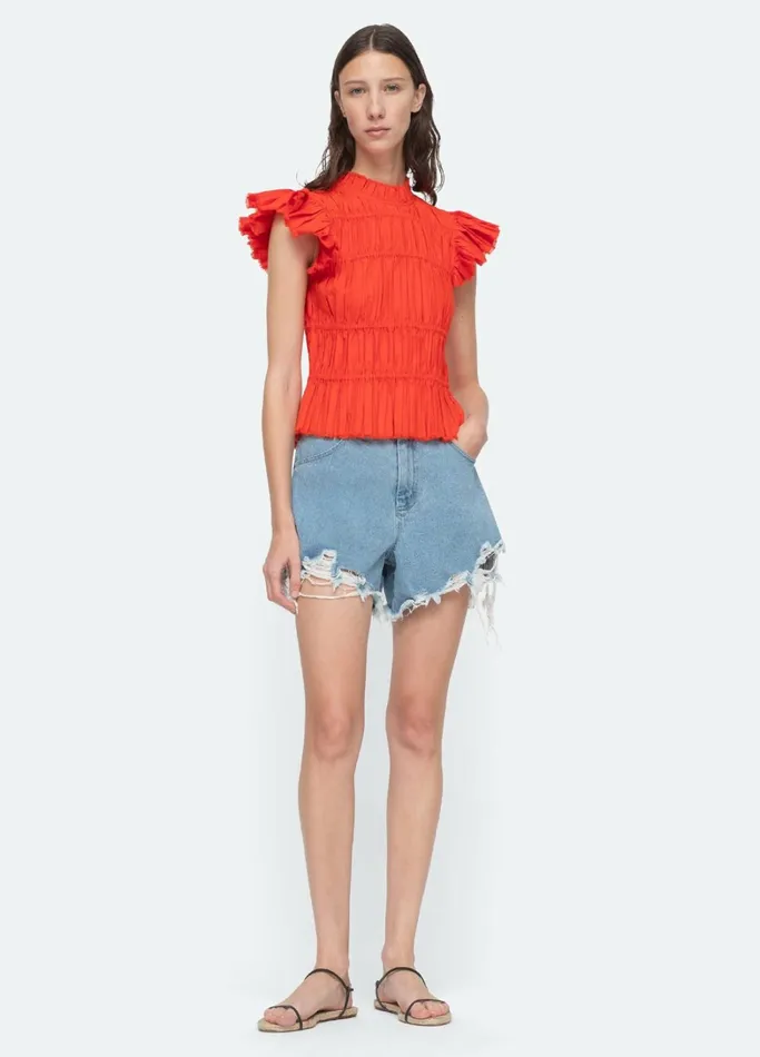 Bottoms Women Sea New York Oona Shorts Blue