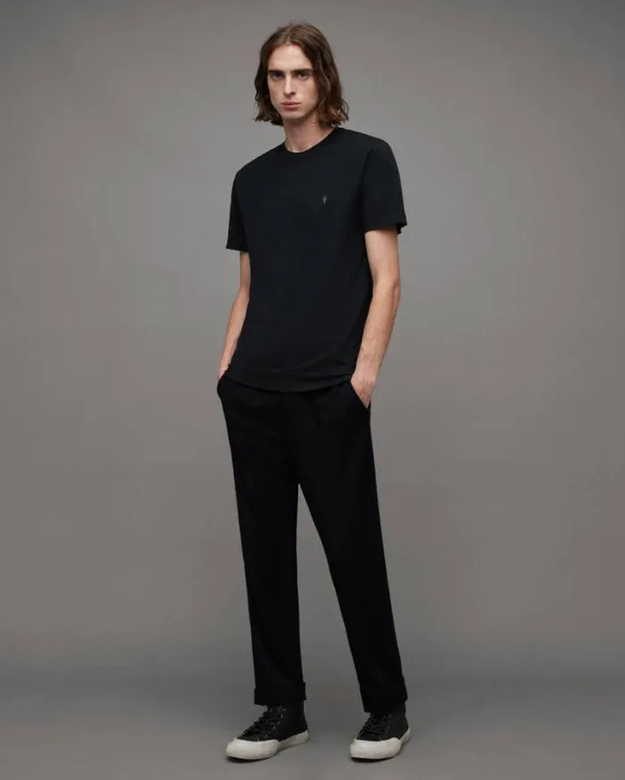 Brace Brushed Cotton TShirts 3 Pack Black Men AllSaints TShirts