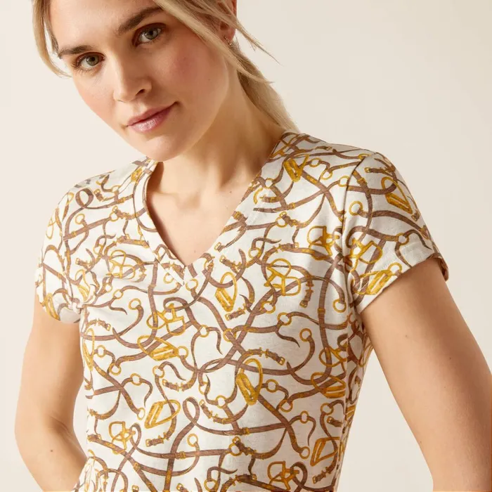 Bridle TShirt Light Heather Grey Women Ariat TShirts and Tops Bridle TShirt Light Heather Grey Women Ariat TShirts and Tops