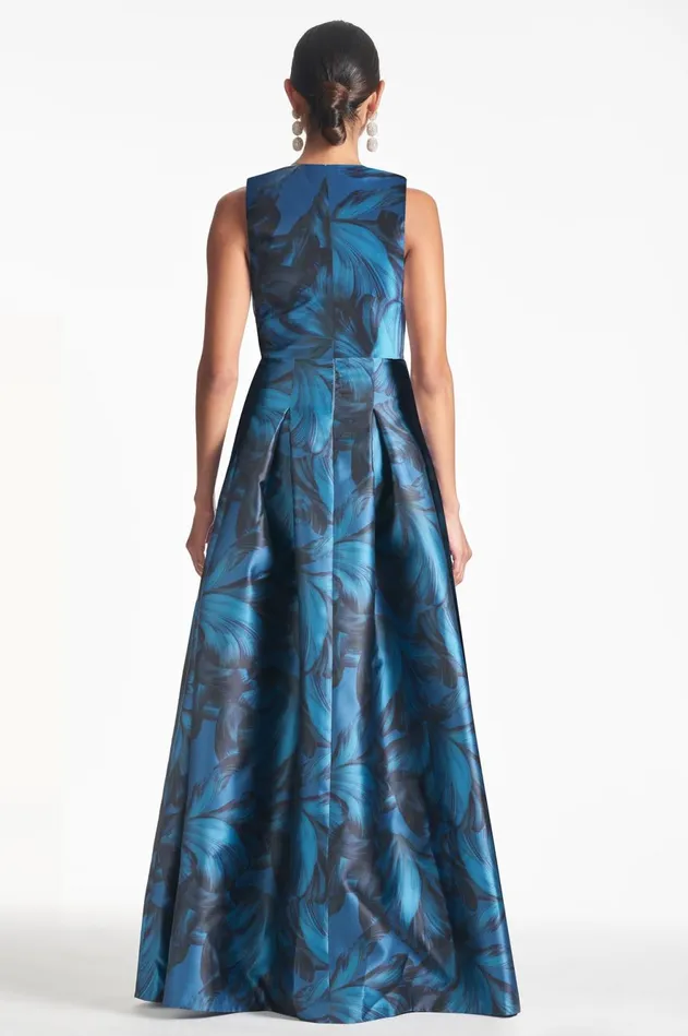 Brooke Gown 8211 Tonal Petal Women Sachin and Babi Evening
