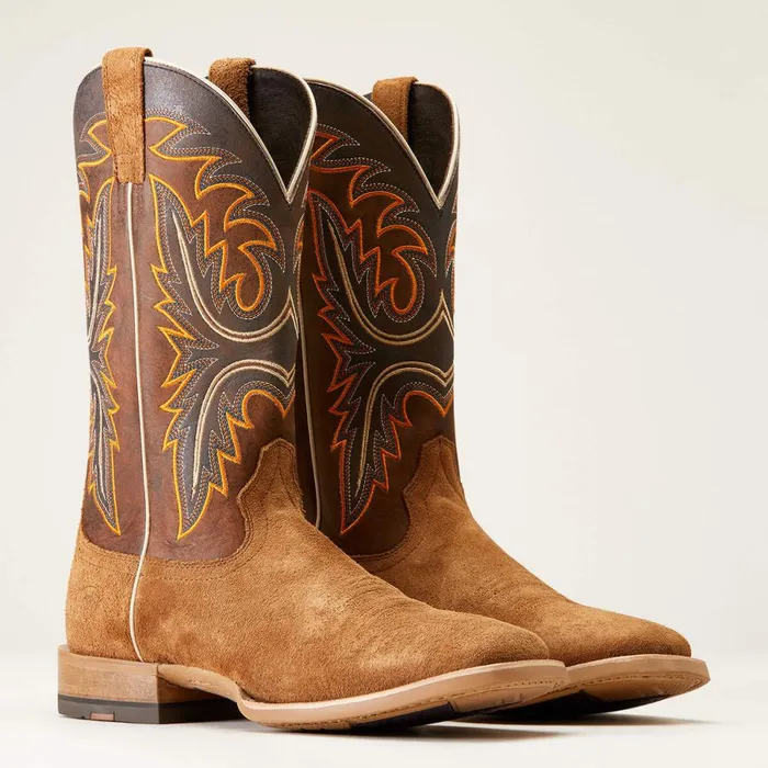 Brushrider Western Boot Suntan Roughout Men Ariat Western Boots Brushrider Western Boot Suntan Roughout Men Ariat Western Boots