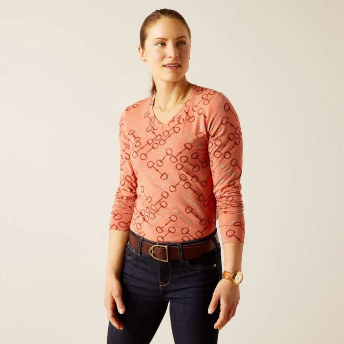 Burnt Brick Bit TShirt Burnt Brick Women Ariat TShirts and Tops