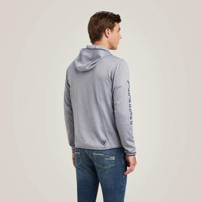 Byron Full Zip Hoodie Heather Grey Men Ariat Sweatshirts and Hoodies Byron Full Zip Hoodie Heather Grey Men Ariat Sweatshirts and Hoodies