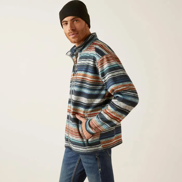 Caldwell Full Zip Jetty Gray Heather Men Ariat Sweatshirts and Hoodies