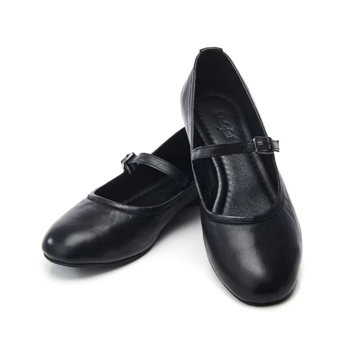 Casual Shoes Women Moda In Pelle Bsoleful BBallet Black Leather