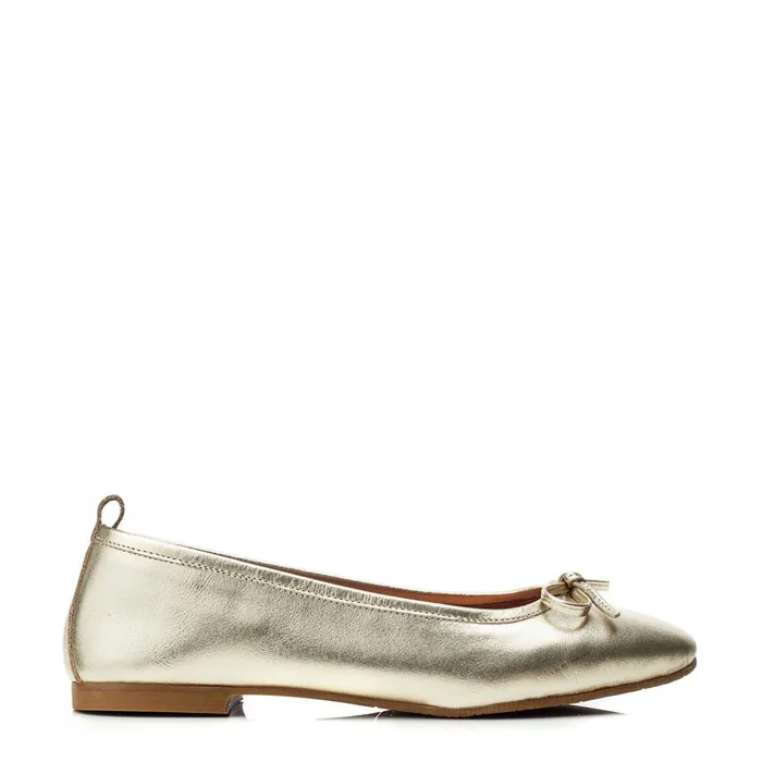 Casual Shoes Women Moda In Pelle Bsoleful BButterfly Gold Leather
