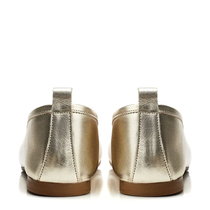 Casual Shoes Women Moda In Pelle Bsoleful BButterfly Gold Leather