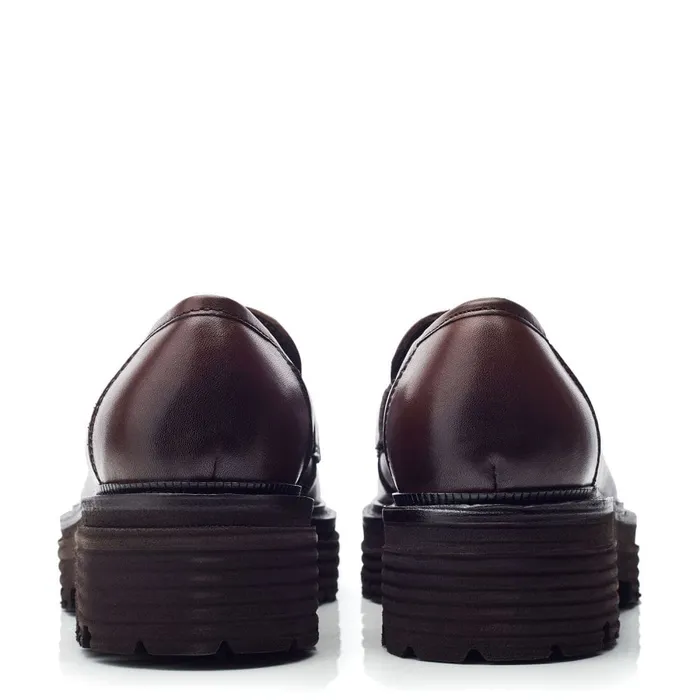 Casual Shoes Women Moda In Pelle Bsoleful BLaker Dark Brown Leather