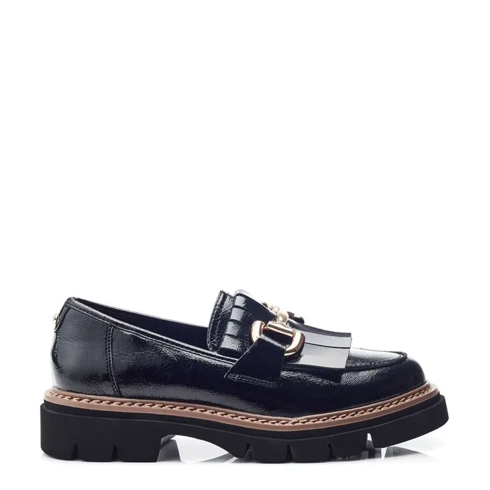 Casual Shoes Women Moda In Pelle Daniya Black Patent