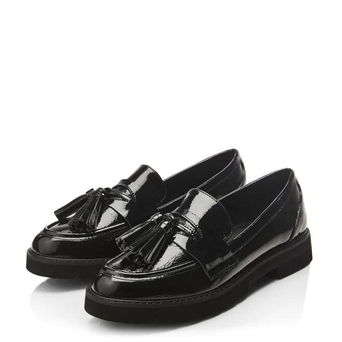 Casual Shoes Women Moda In Pelle Eirene Black Patent Leather