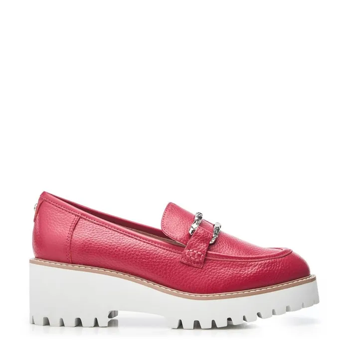Casual Shoes Women Moda In Pelle Faythe Raspberry Leather