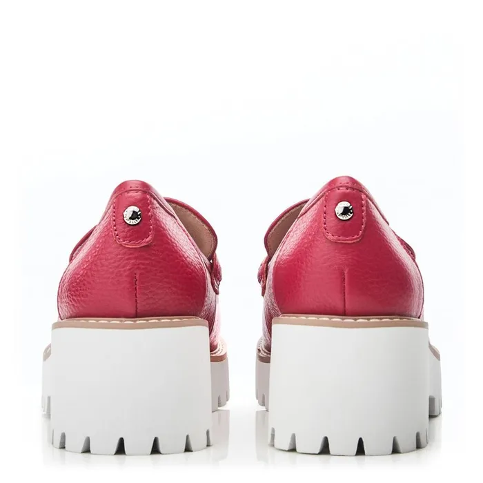 Casual Shoes Women Moda In Pelle Faythe Raspberry Leather