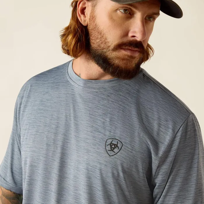 Charger Ariat Spirited TShirt Newsboy Blue Men Ariat TShirts and Polos Charger Ariat Spirited TShirt Newsboy Blue Men Ariat TShirts and Polos