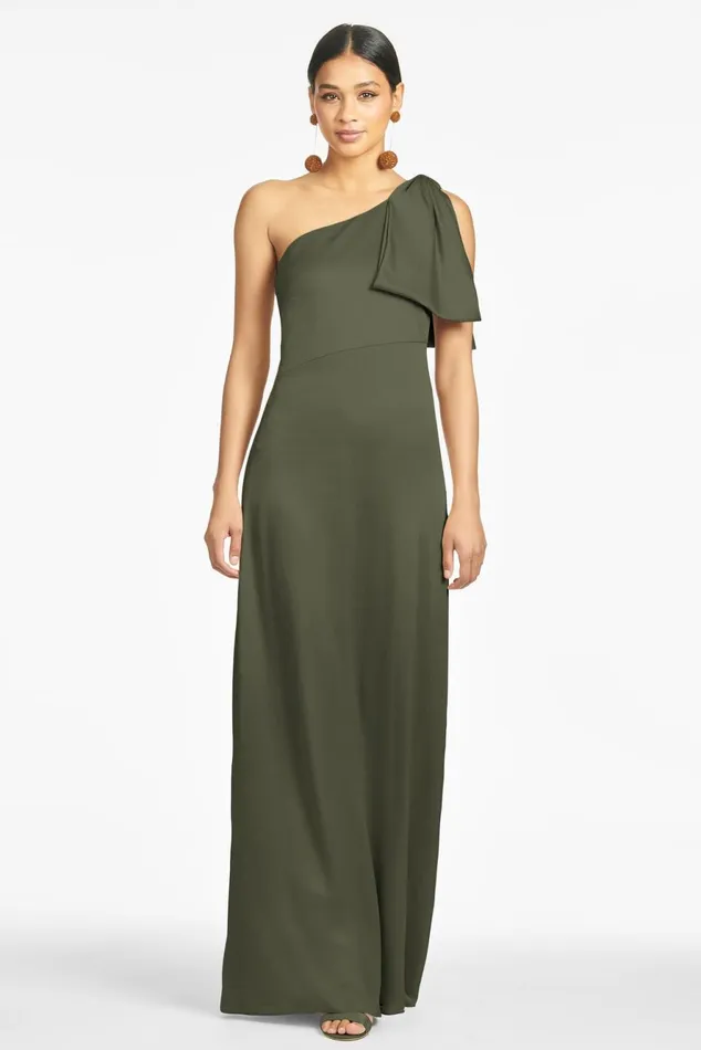 Chelsea Gown 8211 Moss Green Women Sachin and Babi Formal
