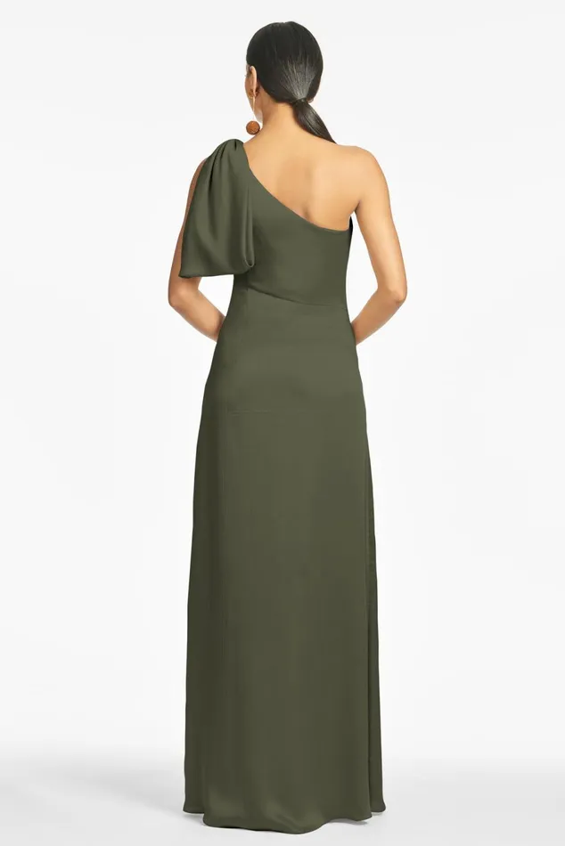 Chelsea Gown 8211 Moss Green Women Sachin and Babi Formal