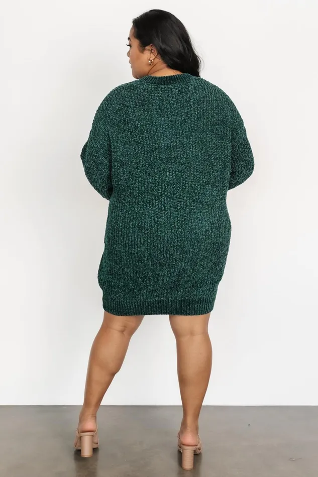Christa Sweater Dress Emerald Women Baltic Born Short Dresses Christa Sweater Dress Emerald Women Baltic Born Short Dresses
