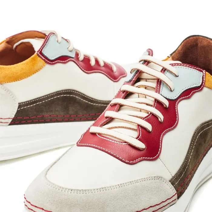 Chunky Trainers Women Moda In Pelle Shoon Sh Dines Multi Leather