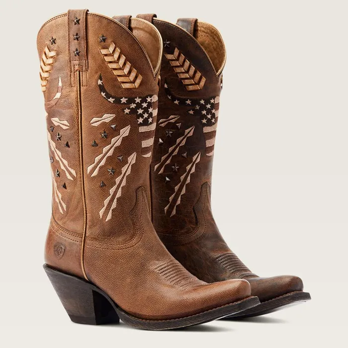 Circuit Americana Western Boot Rhino Tan Women Ariat Western Boots Circuit Americana Western Boot Rhino Tan Women Ariat Western Boots