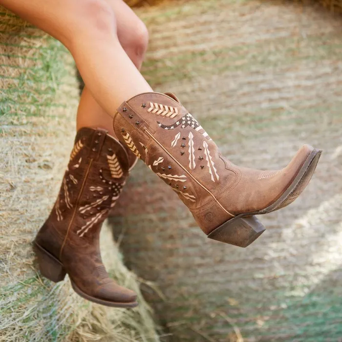 Circuit Americana Western Boot Rhino Tan Women Ariat Western Boots Circuit Americana Western Boot Rhino Tan Women Ariat Western Boots