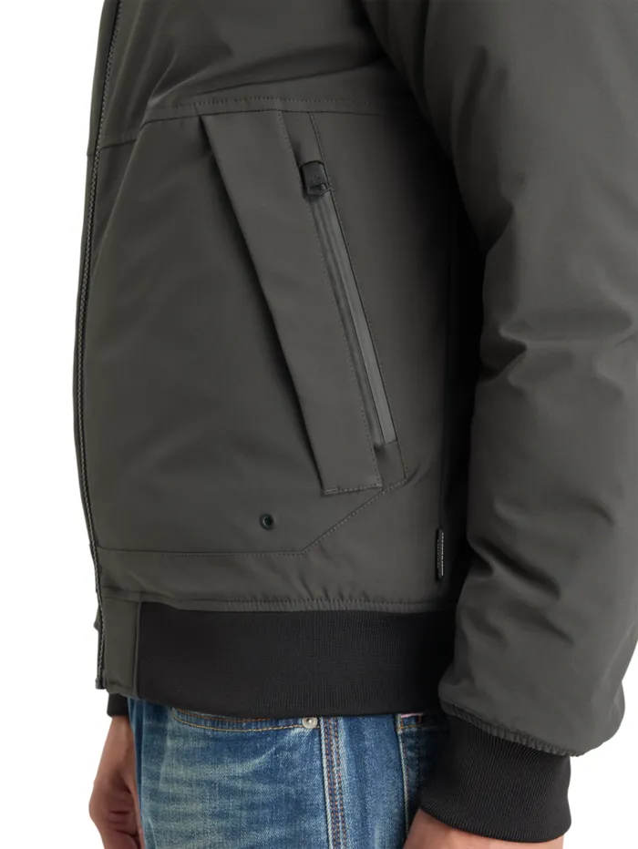 CLASSIC STRETCH HOODED SOFTSHELL Vinyl Men Scotch and Soda Jackets and Coats CLASSIC STRETCH HOODED SOFTSHELL Vinyl Men Scotch and Soda Jackets and Coats