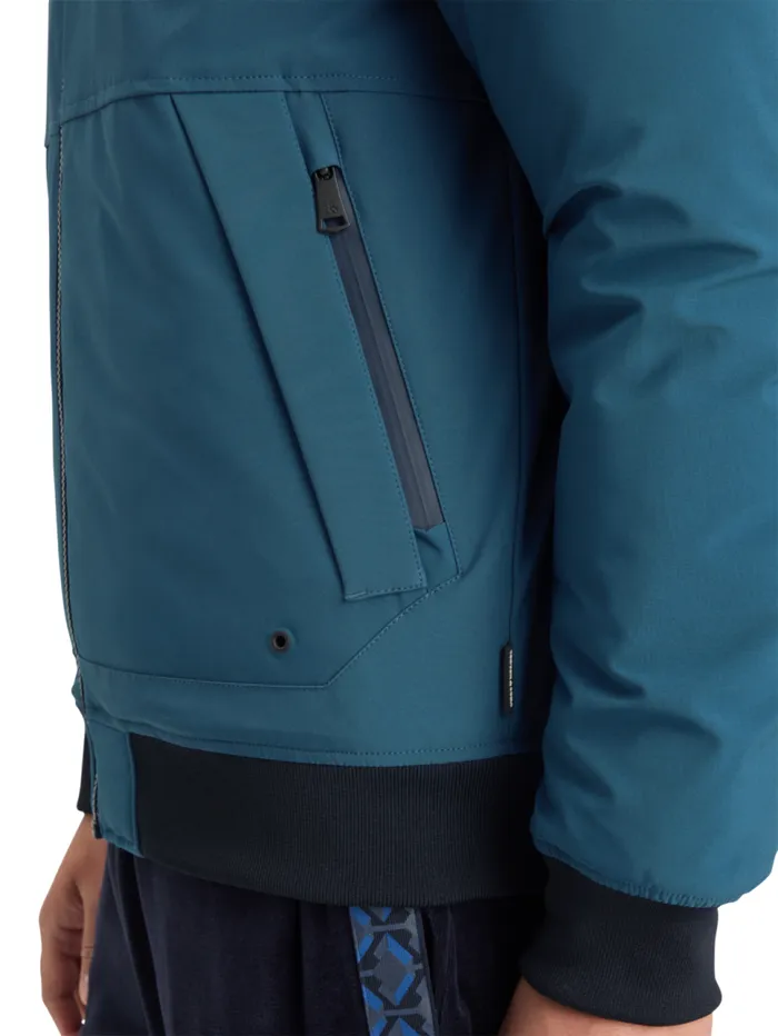 CLASSIC STRETCH HOODED SOFTSHELL Vinyl Men Scotch and Soda Jackets and Coats CLASSIC STRETCH HOODED SOFTSHELL Vinyl Men Scotch and Soda Jackets and Coats