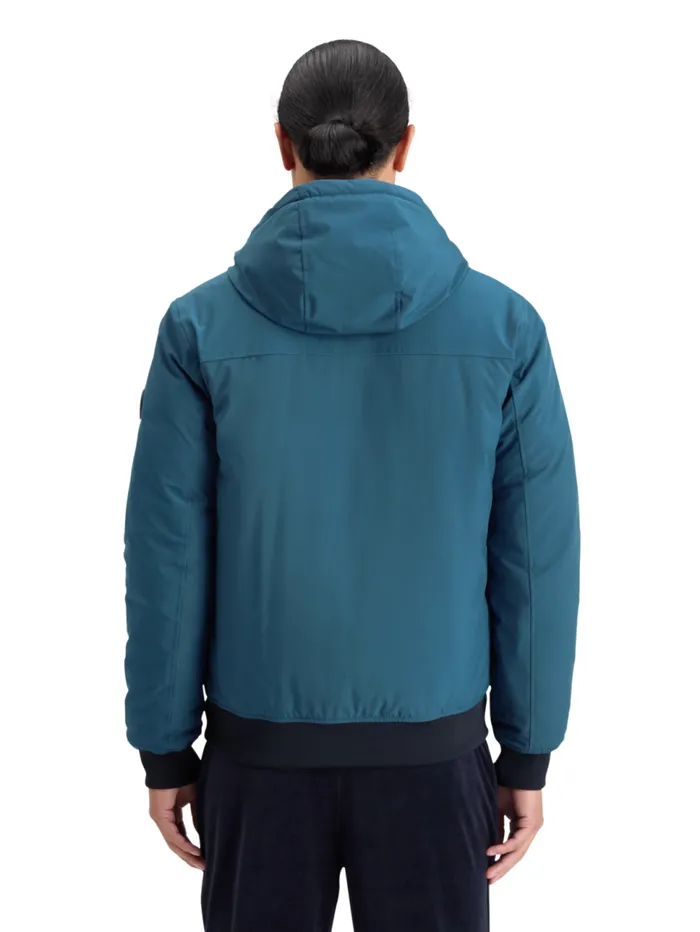 CLASSIC STRETCH HOODED SOFTSHELL Vinyl Men Scotch and Soda Jackets and Coats CLASSIC STRETCH HOODED SOFTSHELL Vinyl Men Scotch and Soda Jackets and Coats