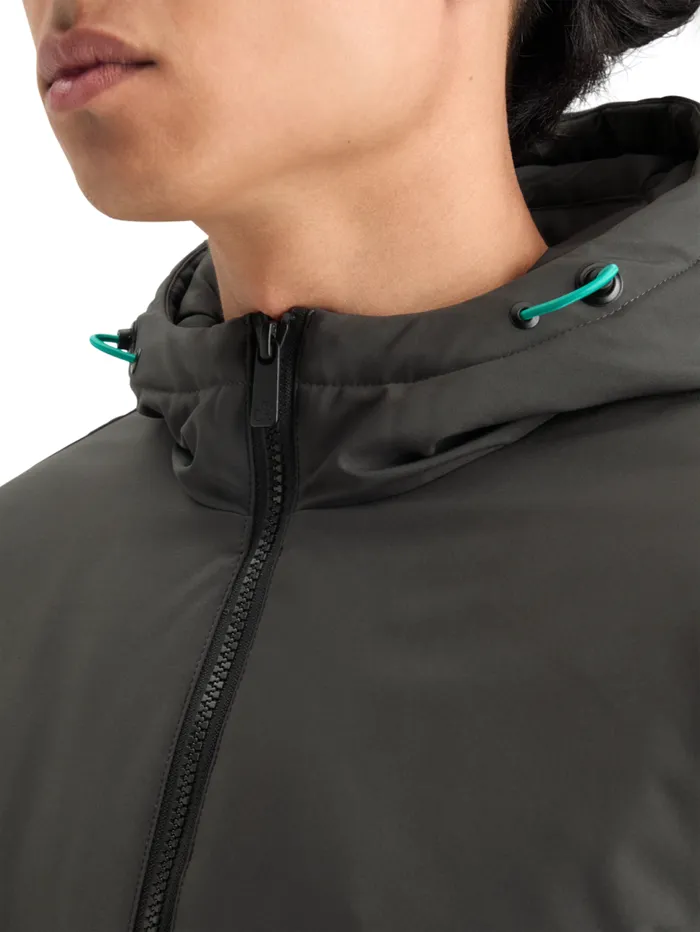 CLASSIC STRETCH HOODED SOFTSHELL Vinyl Men Scotch and Soda Jackets and Coats CLASSIC STRETCH HOODED SOFTSHELL Vinyl Men Scotch and Soda Jackets and Coats