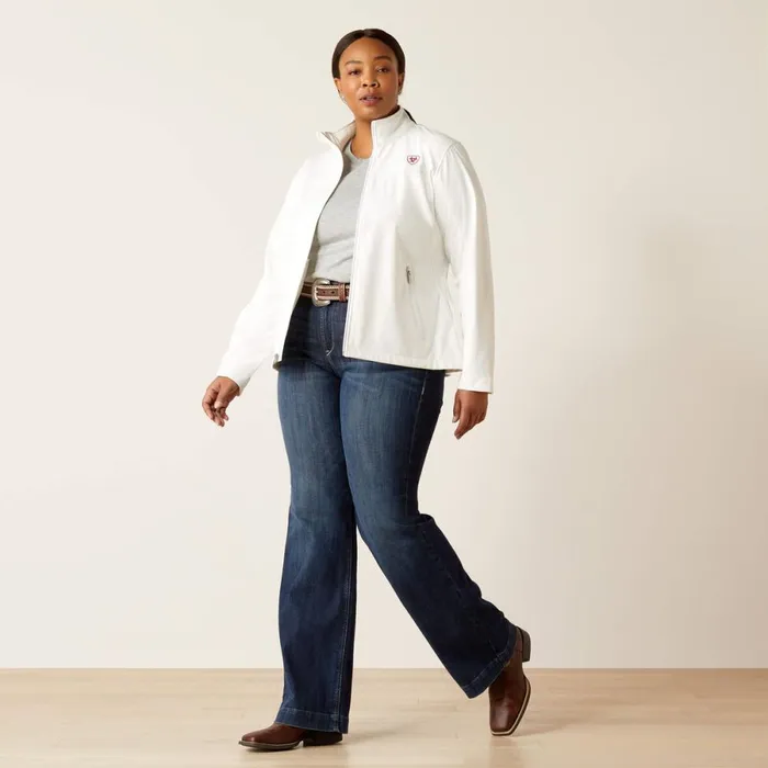 Classic Team Softshell MEXICO Jacket White Women Ariat Jackets and Vests Classic Team Softshell MEXICO Jacket White Women Ariat Jackets and Vests
