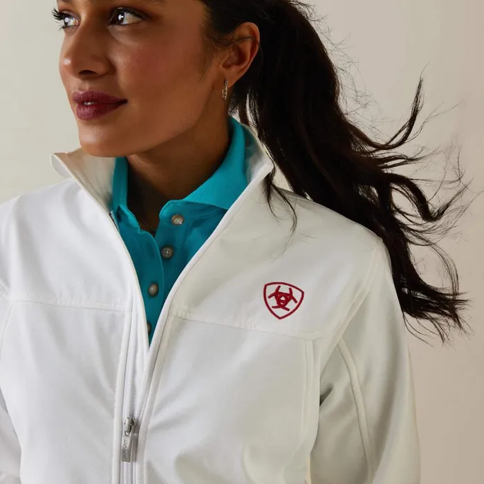 Classic Team Softshell MEXICO Jacket White Women Ariat Jackets and Vests Classic Team Softshell MEXICO Jacket White Women Ariat Jackets and Vests