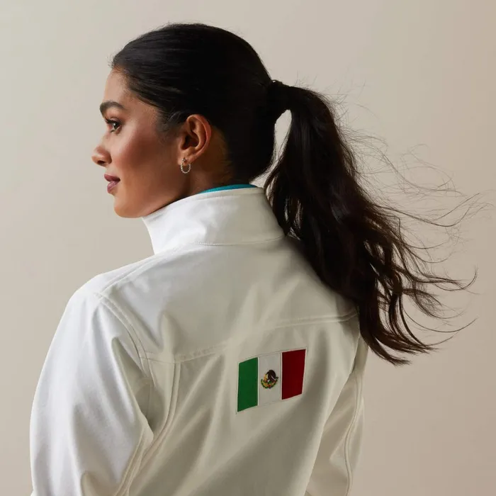 Classic Team Softshell MEXICO Jacket White Women Ariat Jackets and Vests Classic Team Softshell MEXICO Jacket White Women Ariat Jackets and Vests