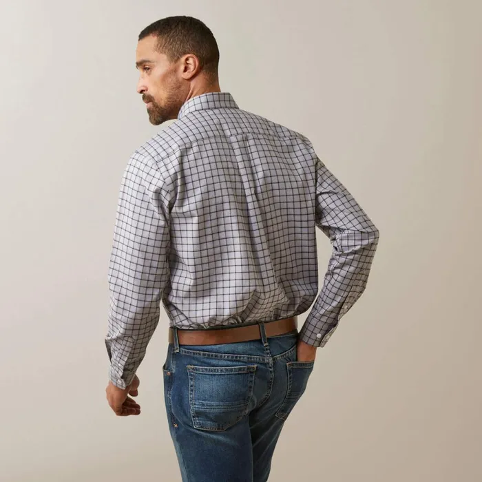 Clement Shirt Grey Check Men Ariat Button Down Shirts Clement Shirt Grey Check Men Ariat Button Down Shirts