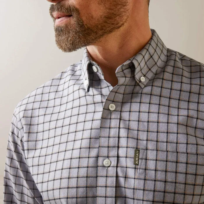 Clement Shirt Grey Check Men Ariat Button Down Shirts Clement Shirt Grey Check Men Ariat Button Down Shirts