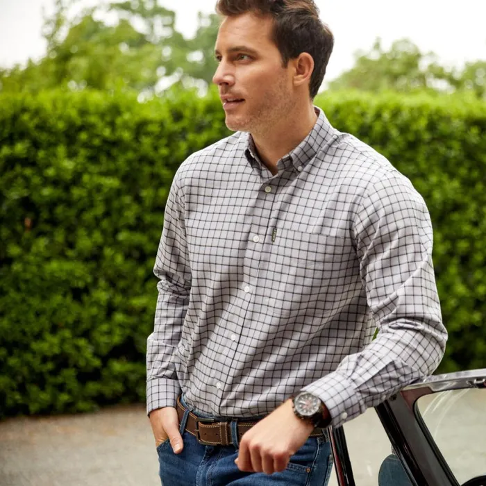 Clement Shirt Grey Check Men Ariat Button Down Shirts Clement Shirt Grey Check Men Ariat Button Down Shirts