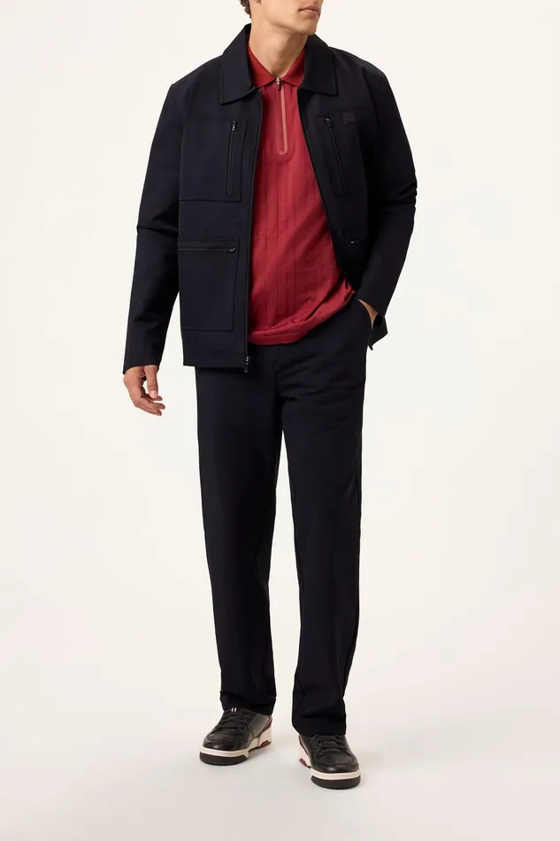 Coats and Jackets Men Fila 4 Pocket Tour Jacket 001 Black Coats and Jackets Men Fila 4 Pocket Tour Jacket 001 Black