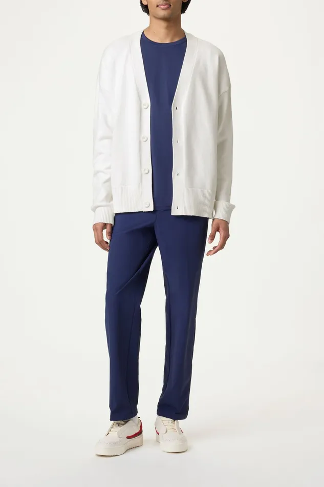 Coats and Jackets Men Fila Baseline Cardigan 100 White Coats and Jackets Men Fila Baseline Cardigan 100 White