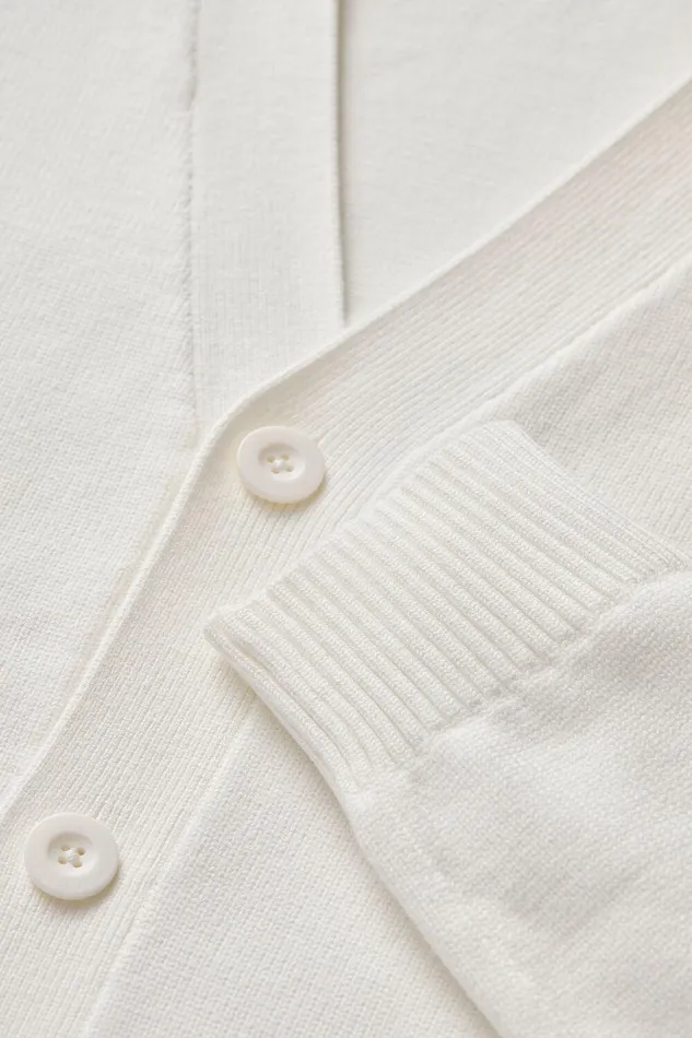 Coats and Jackets Men Fila Baseline Cardigan 100 White Coats and Jackets Men Fila Baseline Cardigan 100 White