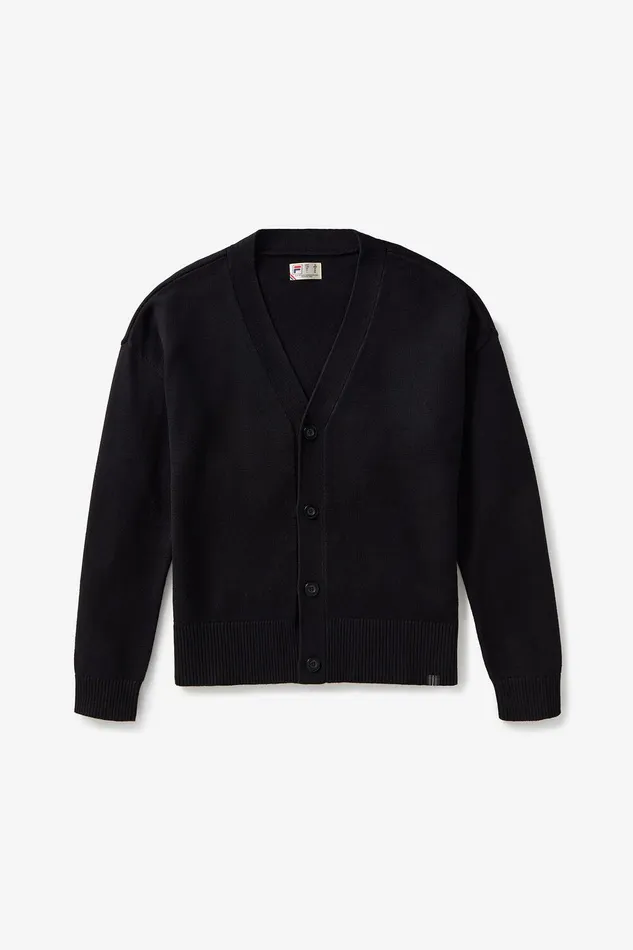 Coats and Jackets Women Fila Baseline Cardigan 001 Black