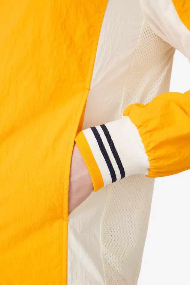 Coats and Jackets Women Fila Crinkled Settanta Jacket 720 Yellow White