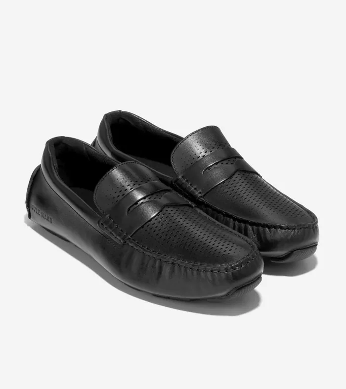 Cole Haan Loafers and Drivers Men Men039s Grand Laser Penny Driver Black Cole Haan Loafers and Drivers Men Men039s Grand Laser Penny Driver Black