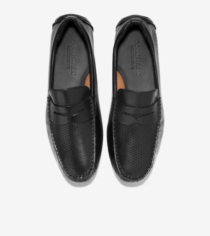 Cole Haan Loafers and Drivers Men Men039s Grand Laser Penny Driver Black Cole Haan Loafers and Drivers Men Men039s Grand Laser Penny Driver Black