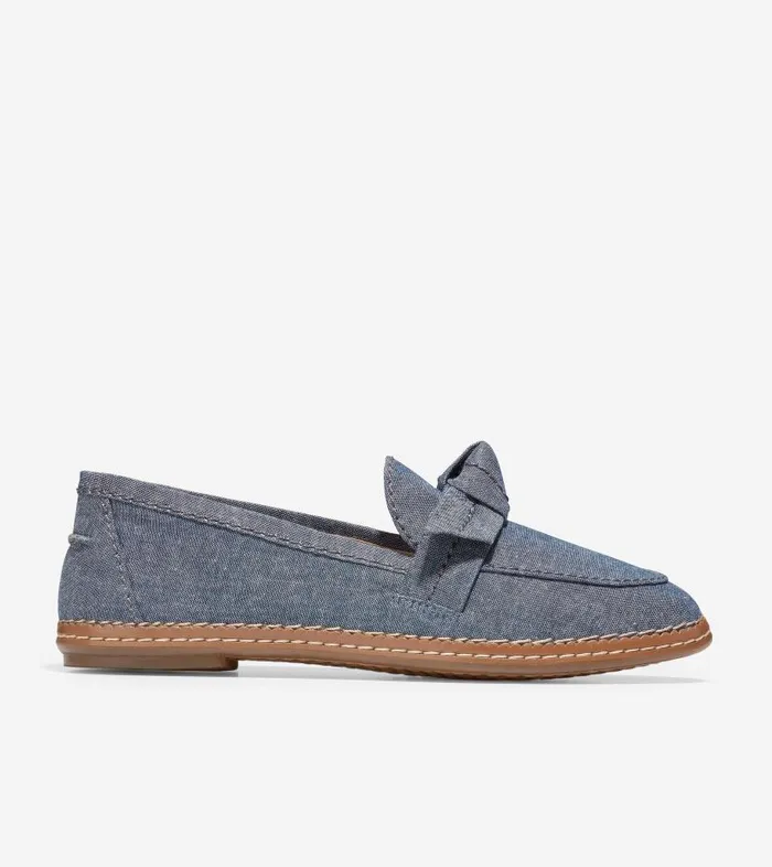 Cole Haan Loafers and Drivers Women Women039s Cloudfeel AllDay Bow Loafer Blue