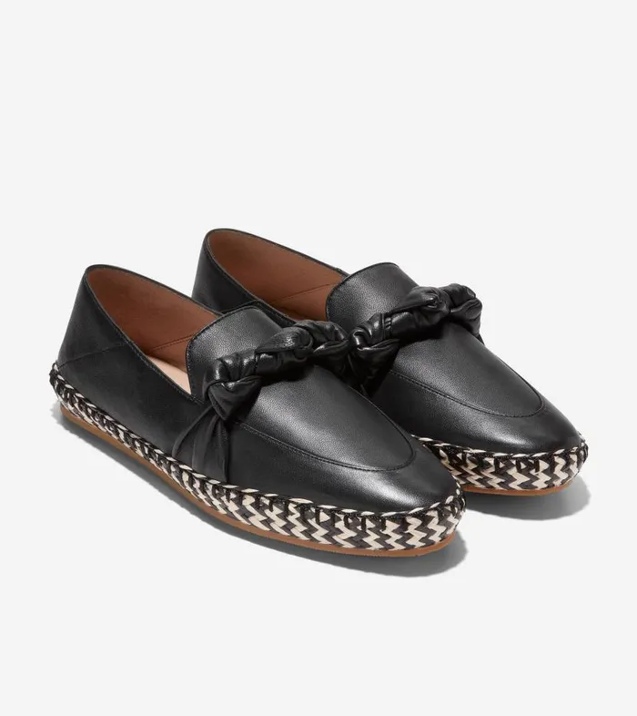 Cole Haan Loafers and Drivers Women Women039s Cloudfeel Knotted Espadrille Black Cole Haan Loafers and Drivers Women Women039s Cloudfeel Knotted Espadrille Black