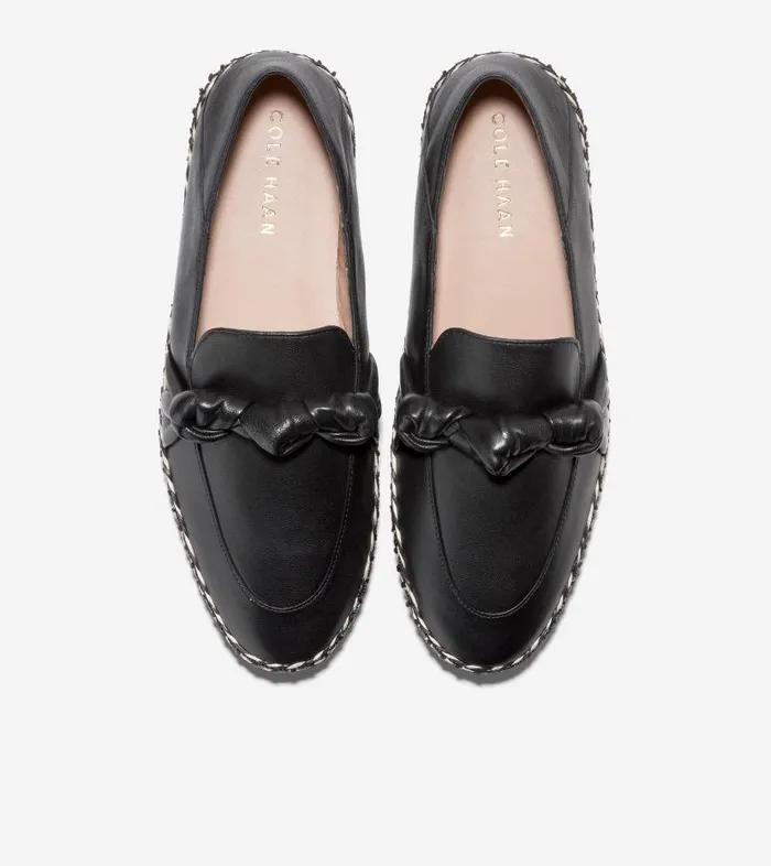 Cole Haan Loafers and Drivers Women Women039s Cloudfeel Knotted Espadrille Black Cole Haan Loafers and Drivers Women Women039s Cloudfeel Knotted Espadrille Black