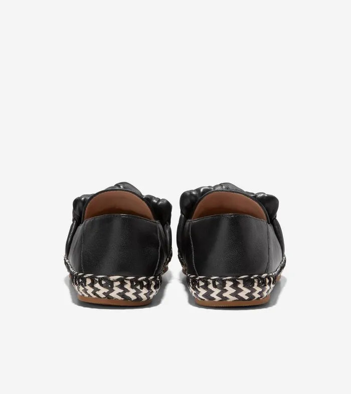 Cole Haan Loafers and Drivers Women Women039s Cloudfeel Knotted Espadrille Black Cole Haan Loafers and Drivers Women Women039s Cloudfeel Knotted Espadrille Black