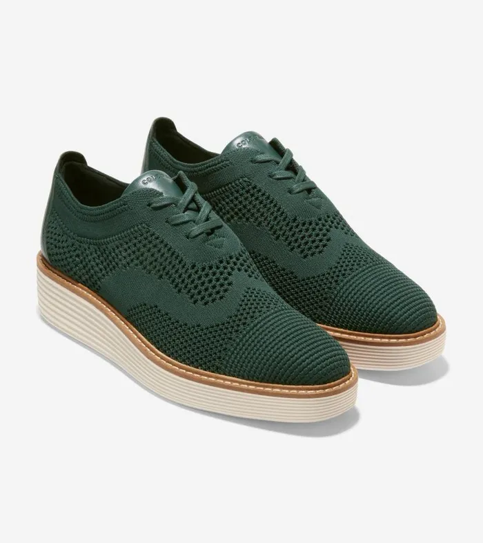 Cole Haan Oxfords Women Women039s riginalGrand Platform Stitchlite Oxford Green Cole Haan Oxfords Women Women039s riginalGrand Platform Stitchlite Oxford Green