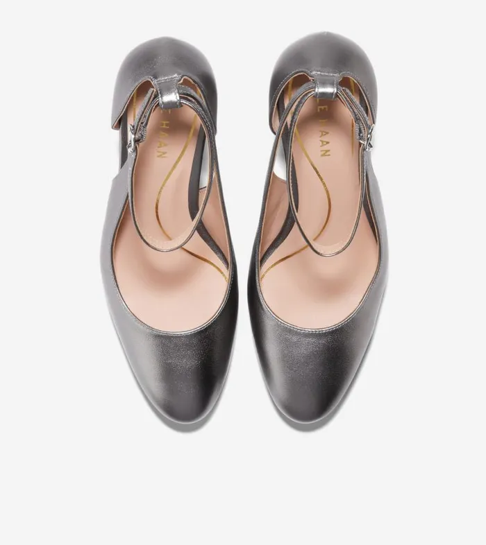 Cole Haan Pumps and Wedges Women Women039s Remi Platform Ankle Strap 100 Silver