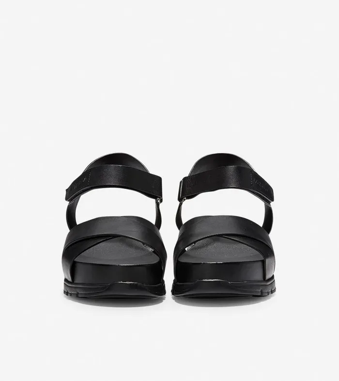 Cole Haan Sandals Women Women039s ZERGRAND Crisscross Sandal Black Cole Haan Sandals Women Women039s ZERGRAND Crisscross Sandal Black